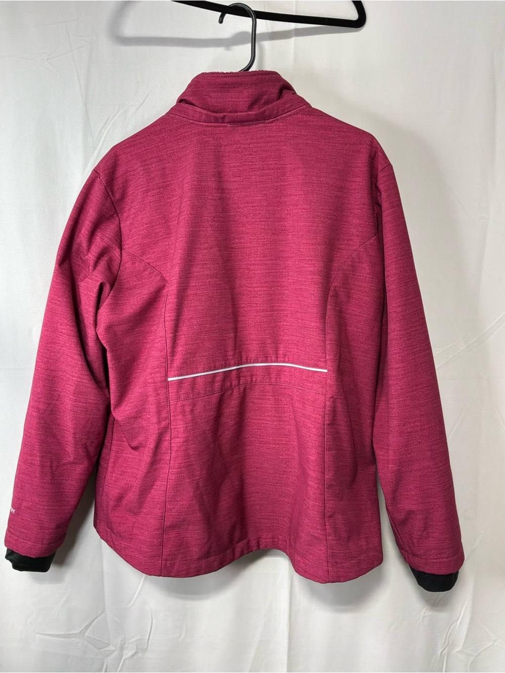 Free Country Girls' Heathered Raspberry Softshell Jacket - Picture 4 of 4